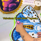 Made To Order: Royal Winter Moth Velveteen Glitter Tapestry, Handmade By Chrissy Crater