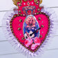 Dolly Parton Sacred Heart Velvet Valentine Tapestry