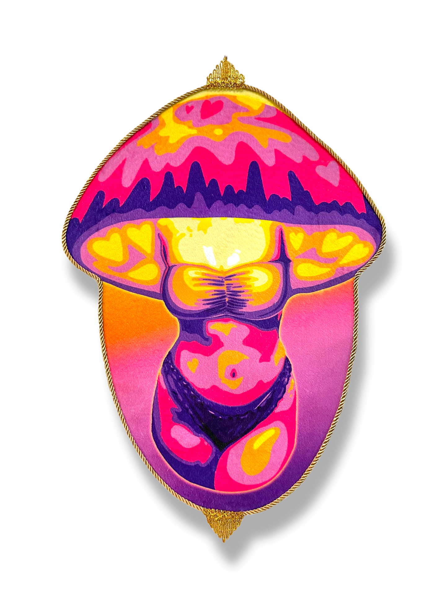 ✨Customized 18x24" Velveteen Mushroom Portrait Tapestry✨