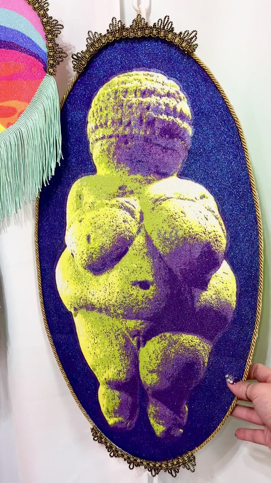 HandMade By The Artist: Glitter Venus of Willendorf, by Chrissy Crater