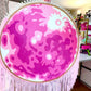 IN STOCK! Glitter Pink Moon Canvas Tapestry, Handmade By Chrissy Crater Moon