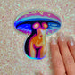 NEW 4" Holographic Sophie the Gemini Mushroom Lady Sticker by Crater Moon