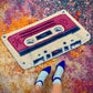 Cassette Mix Tape Rug by Chrissy Crater Moon Soft Goods