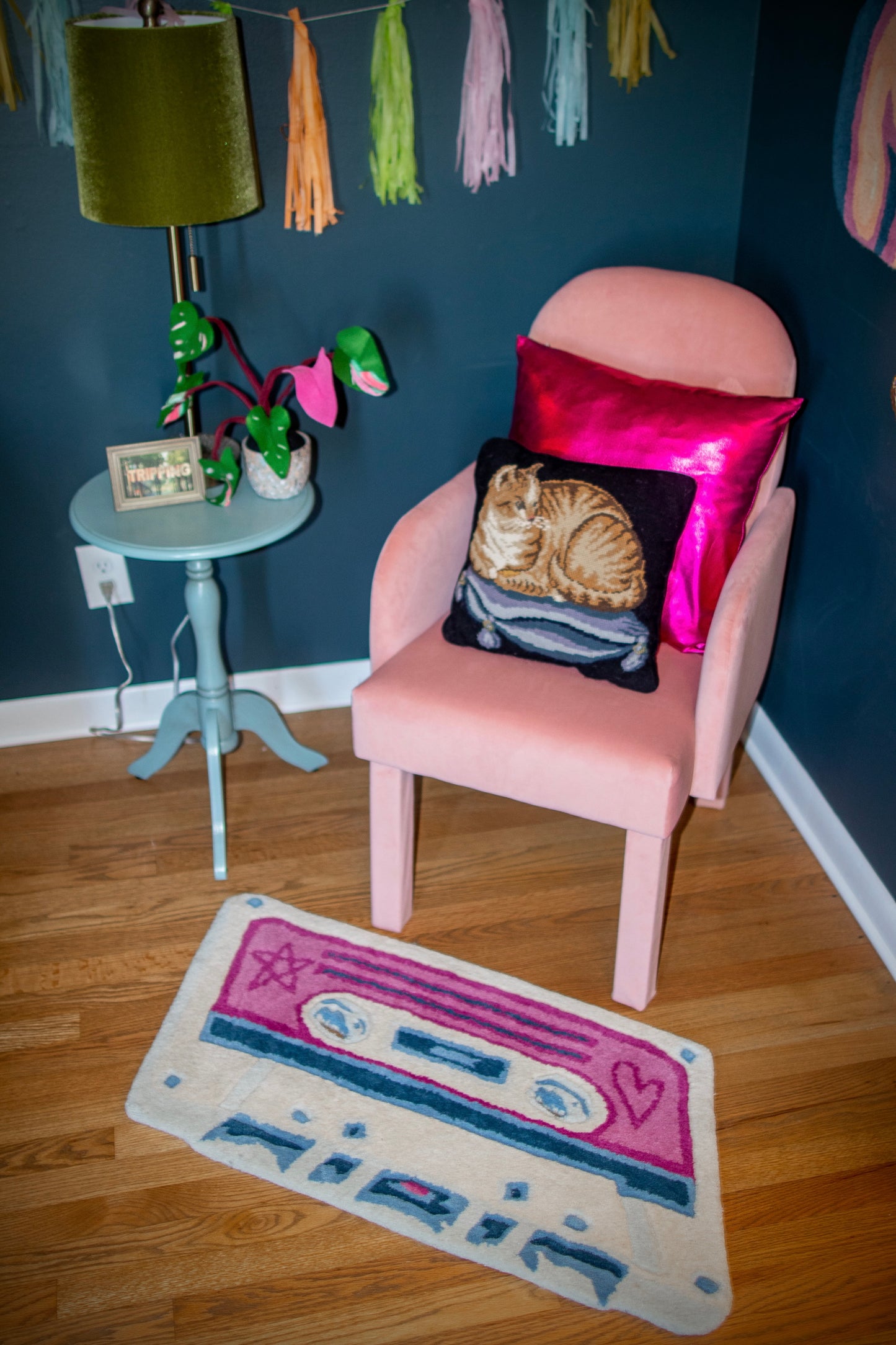 Cassette Mix Tape Rug by Chrissy Crater Moon Soft Goods