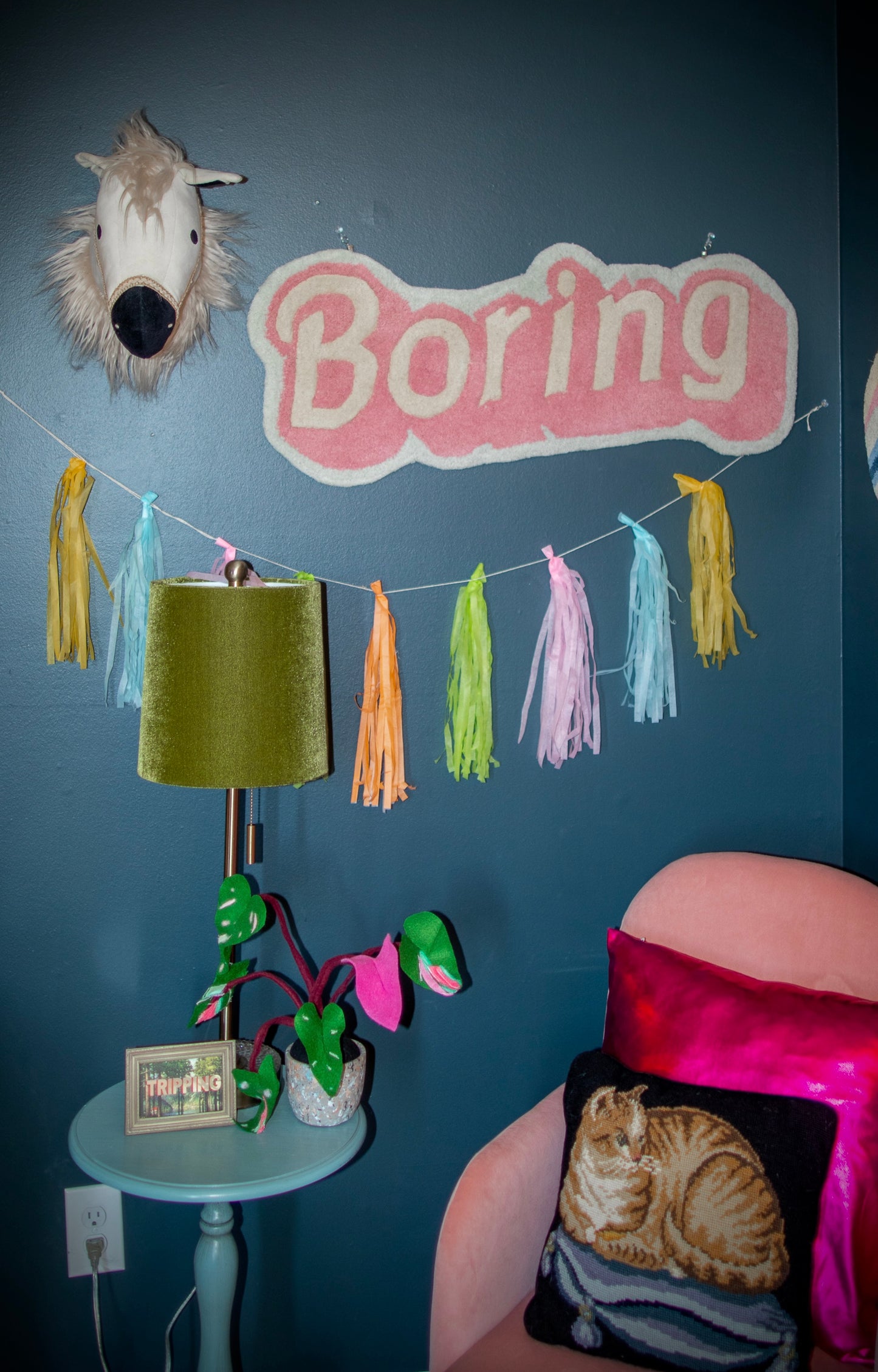 Boring Barbie Rug by Chrissy Crater Moon Soft Goods