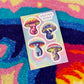 4x6” Mushroom Lady Sticker Sheet