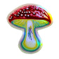 NEW 2.75x3” Holographic UFO Mushroom Sticker